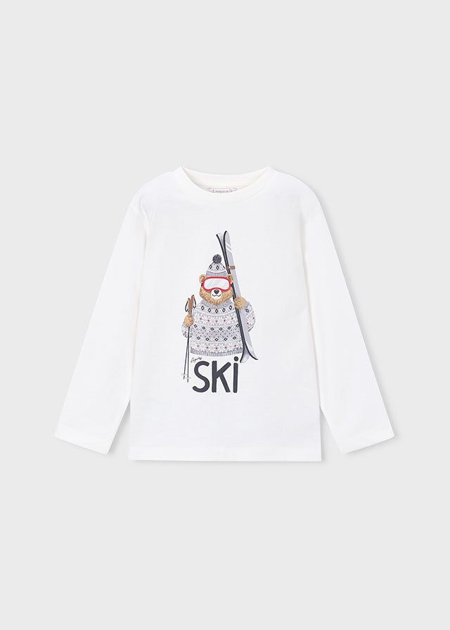 Boy Ski Bear T-Shirt