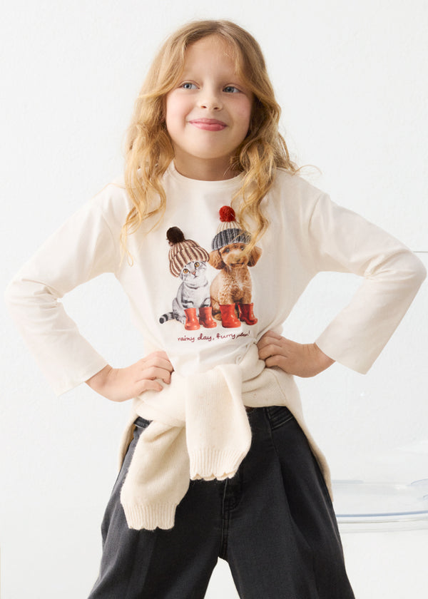 Girl Screen Print T-Shirt