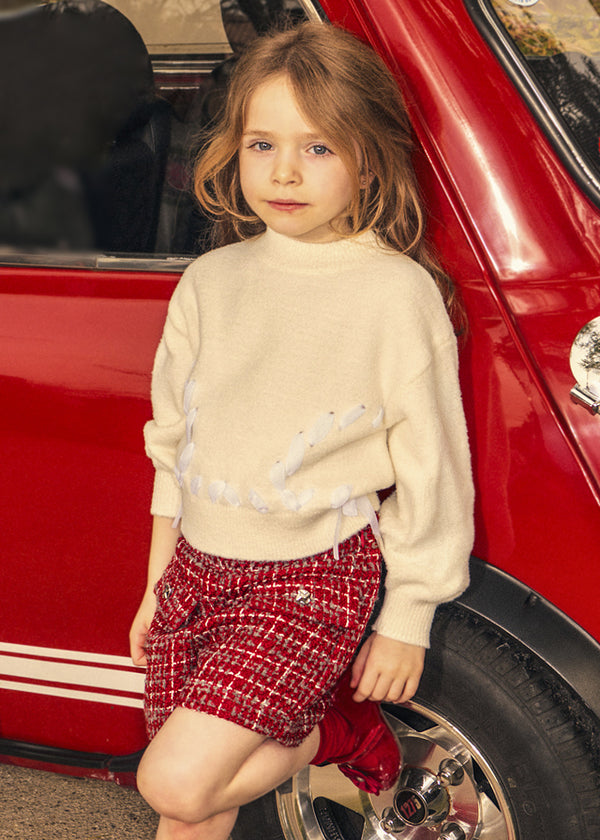 Girl Tweed Shorts