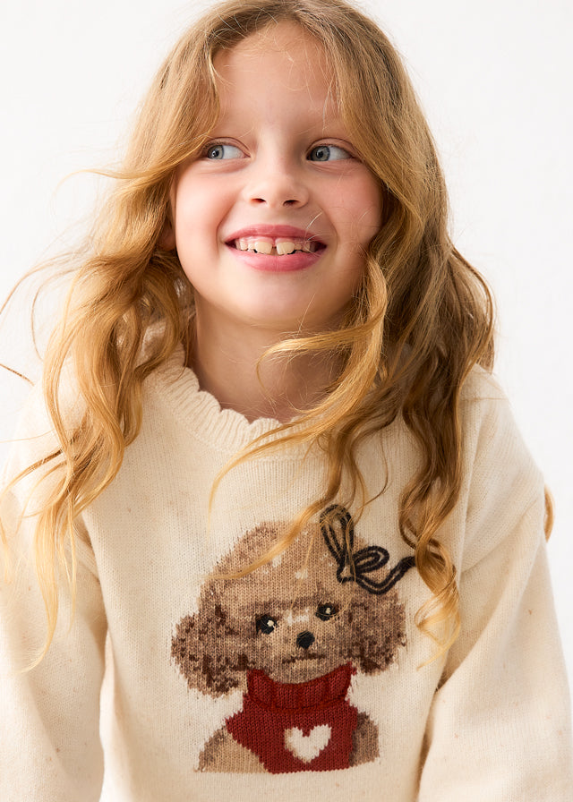 Girls' Intarsia Jumper