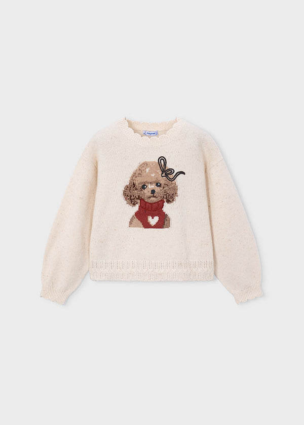 Girls' Intarsia Jumper