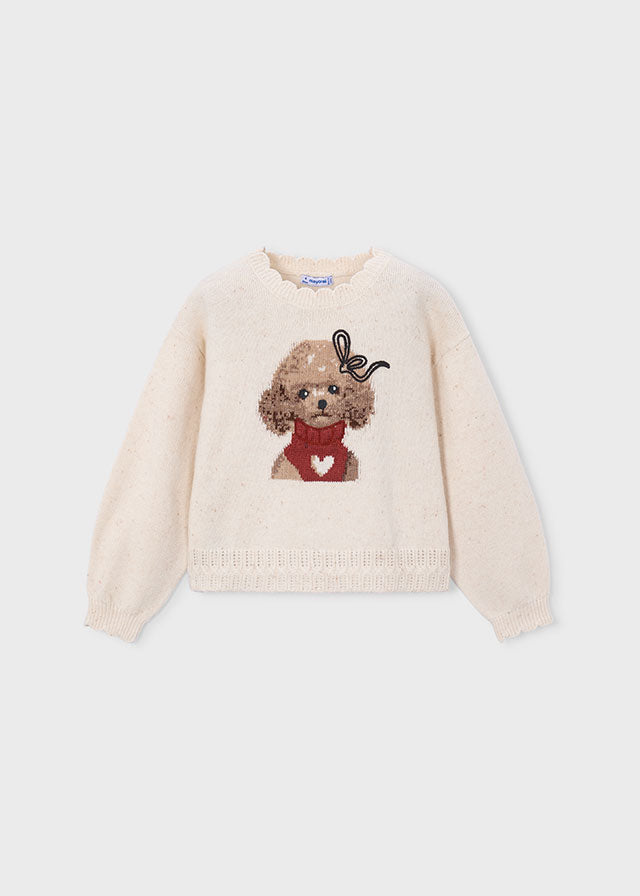Girls' Intarsia Jumper