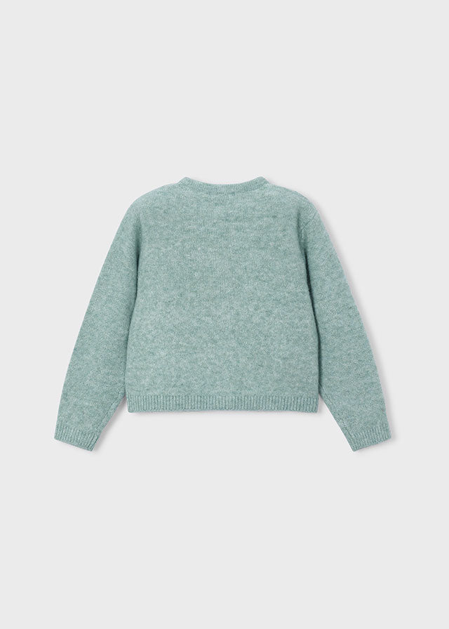 Girl Knit Cardigan With Bows