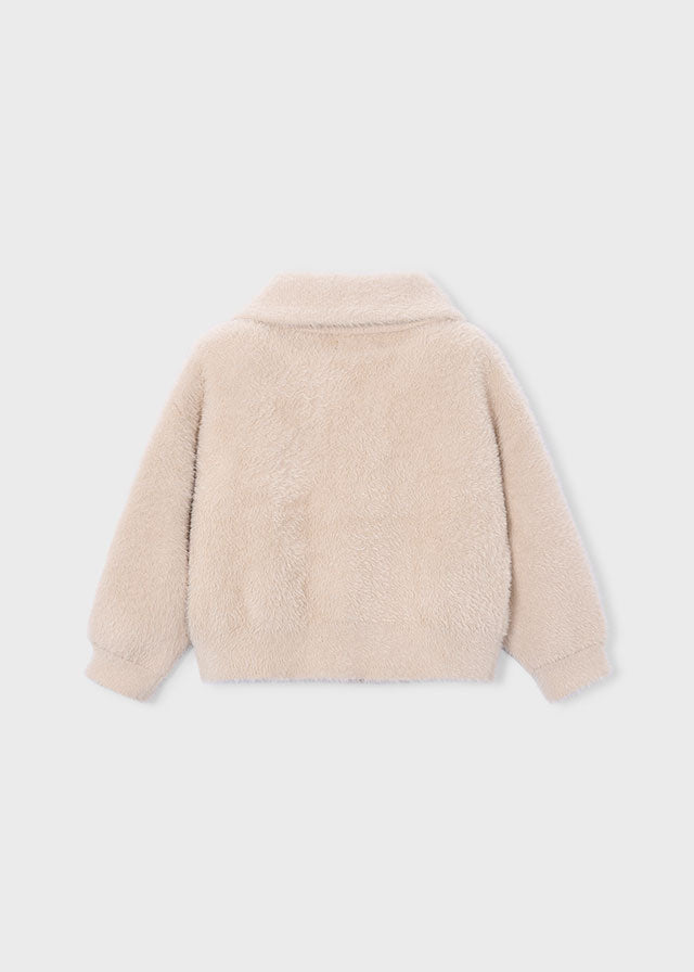 Girl Zip-up Knit Jacket