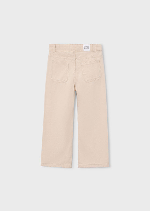 Girl Twill Beige  Pants