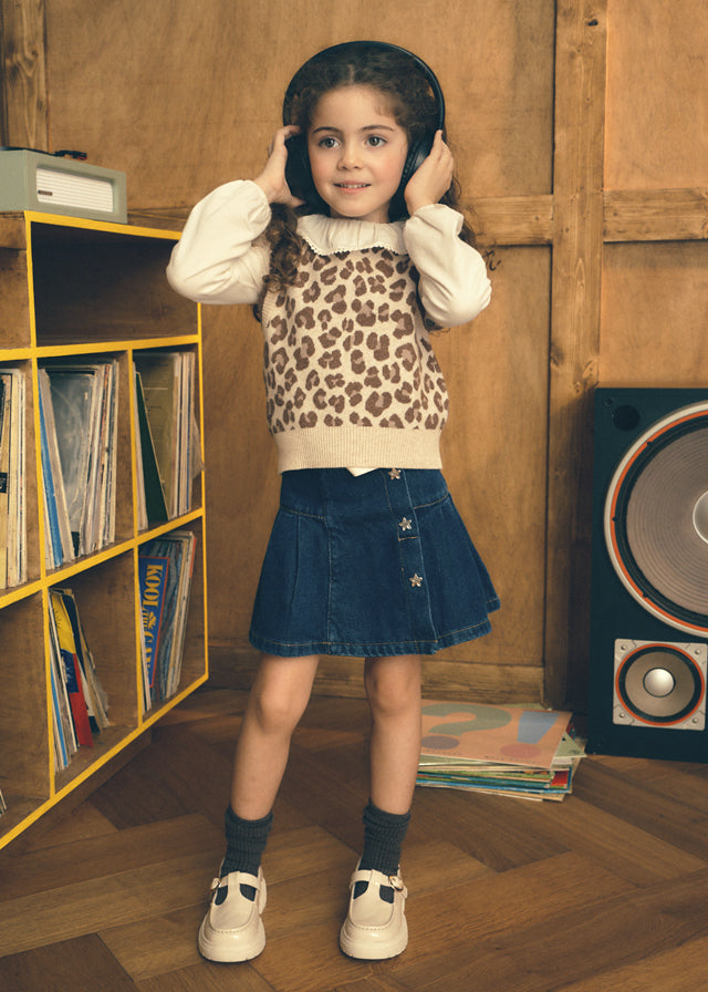 Girl Denim Skirt