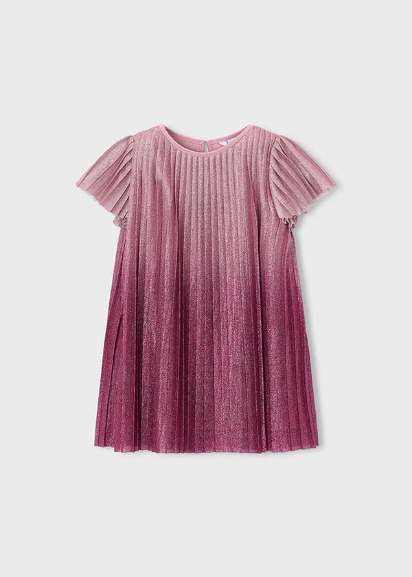 Girl Gradient Pleated Dress