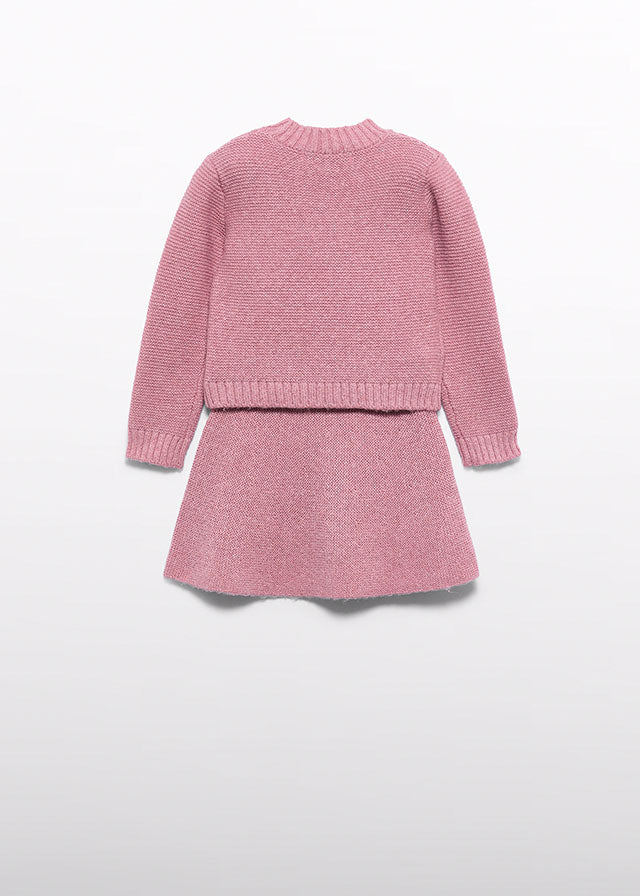 Girl Skirt With Bow Set