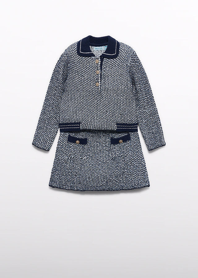 Girl Knit Skirt Set