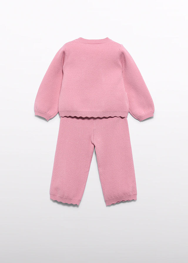 Baby Girl Knit Pants Set