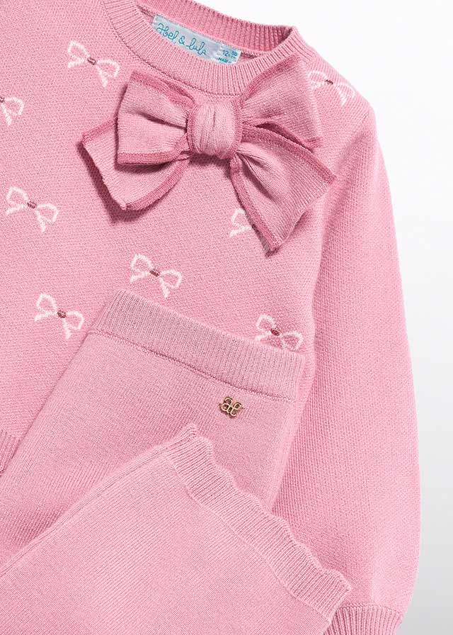Baby Girl Knit Pants Set