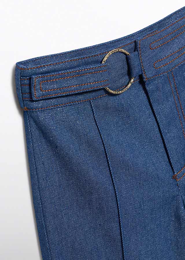 Girl Shimmer Denim Pants