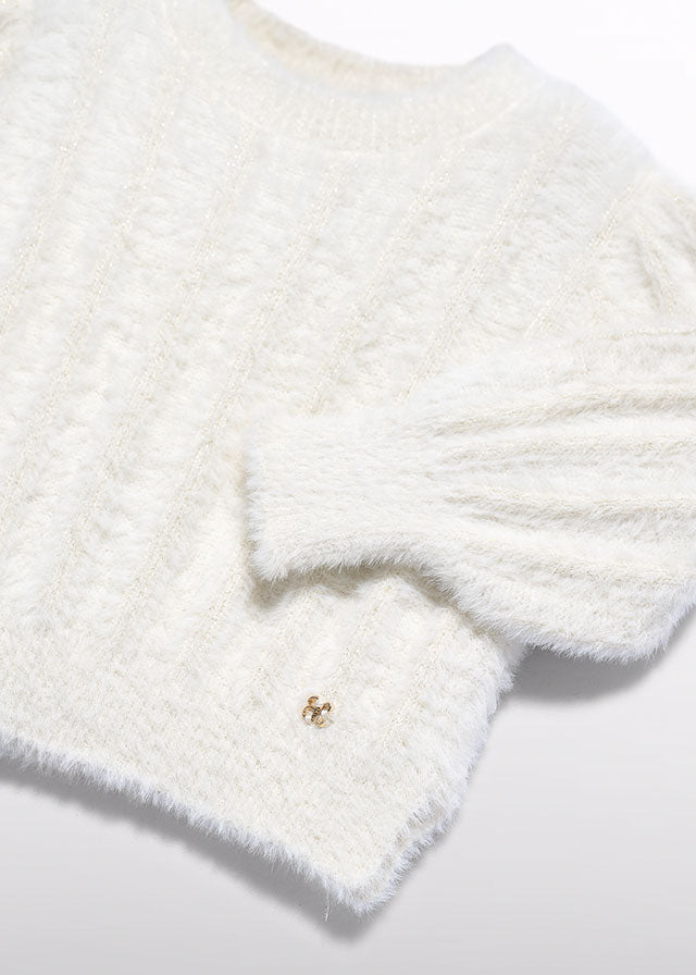 Baby Girl Faux Furry Sweater