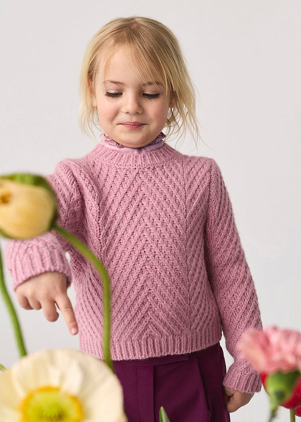 Girl Cozy Knit Sweater