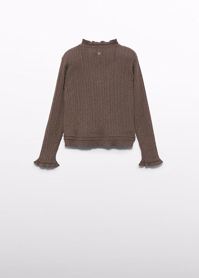 Girl Knit Shimmer Sweaters 2 colors