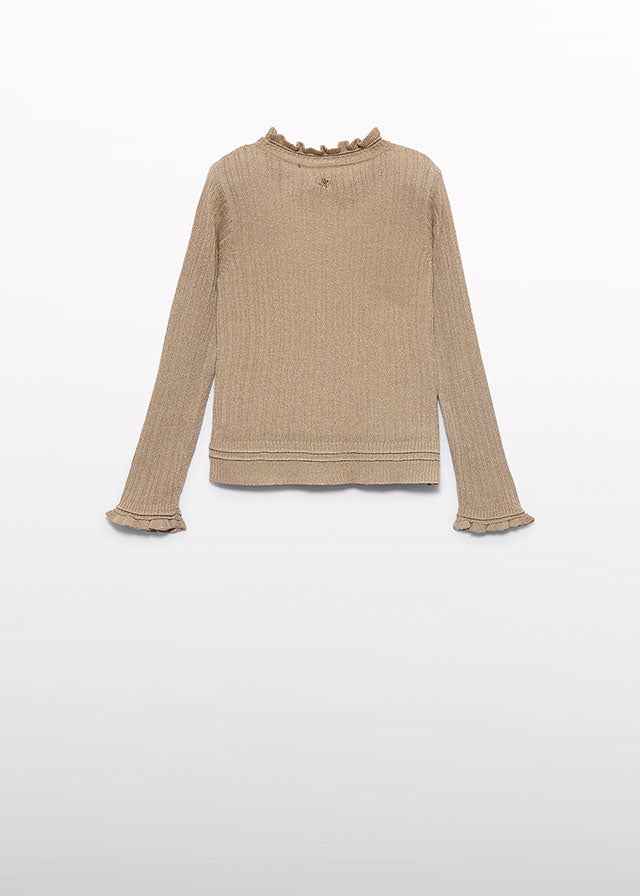 Girl Knit Shimmer Sweaters 2 colors