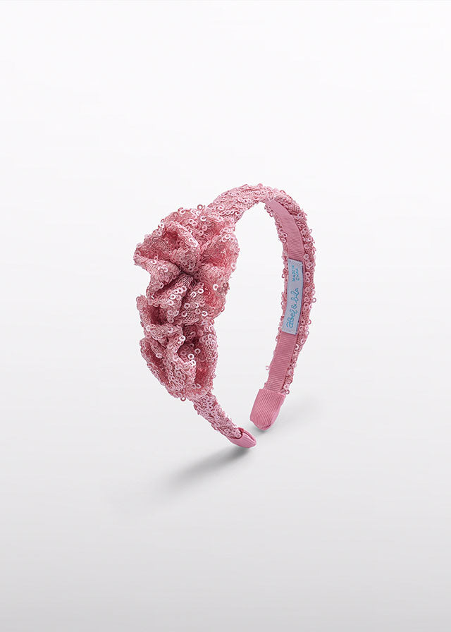 Girl Sequin Pink Headband