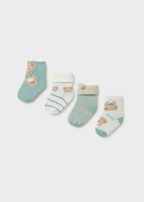 4-Pack Set Baby Mineral Socks