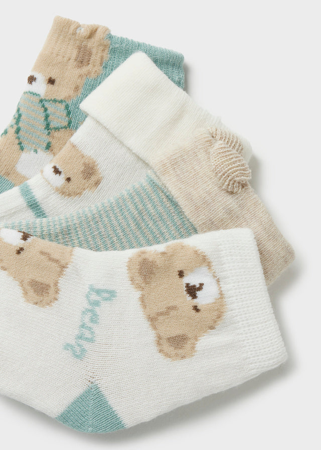 4-Pack Set Baby Mineral Socks