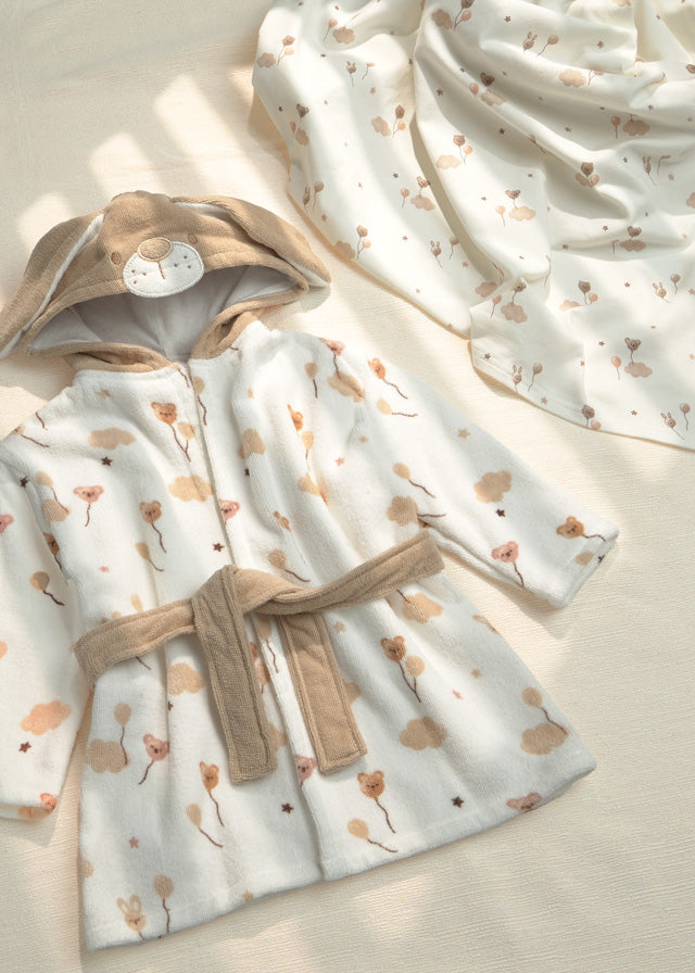 Baby Teddy Bear Bathrobe
