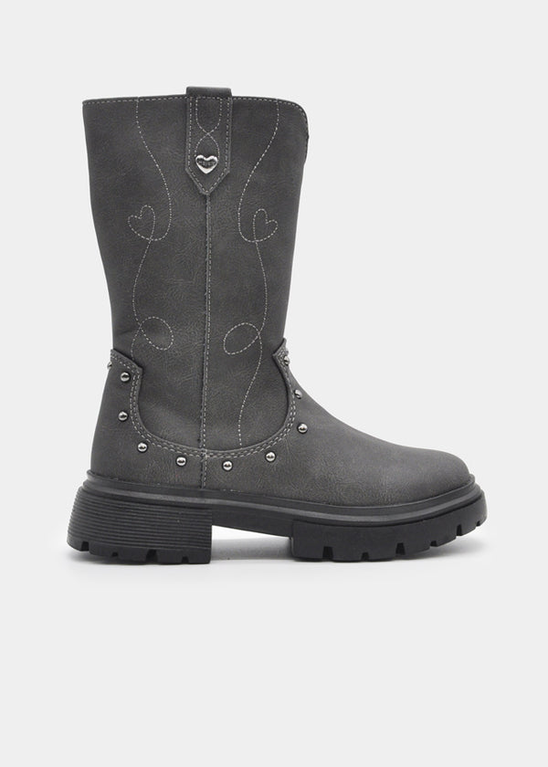 Girl Studded Boots