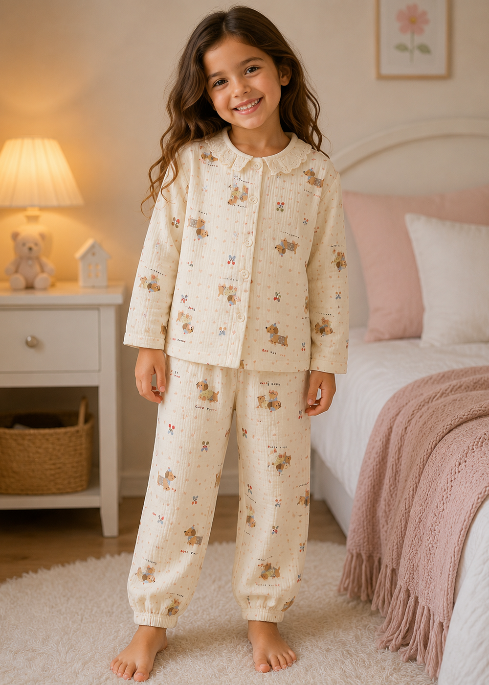Lucky Puppy Pajama Set