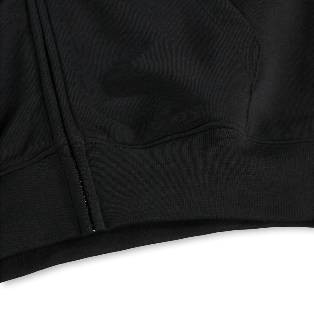Marley Black Hoodie Zipped