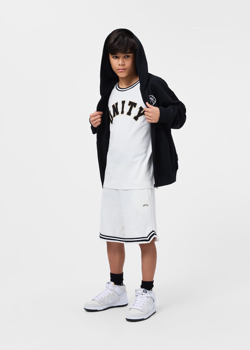 Marley Black Hoodie Zipped