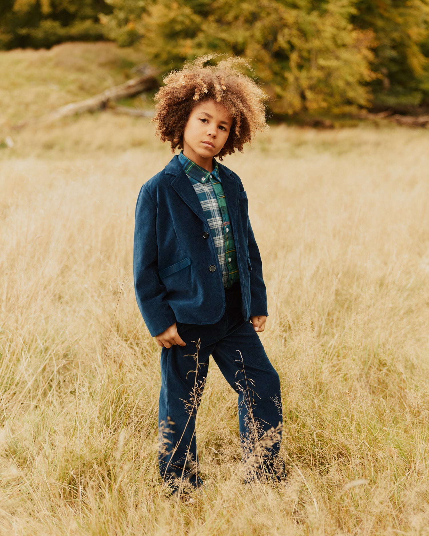 Remon Mixed Plaid Button-Front Shirt