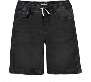Black denim boys shorts