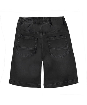 Black denim boys shorts