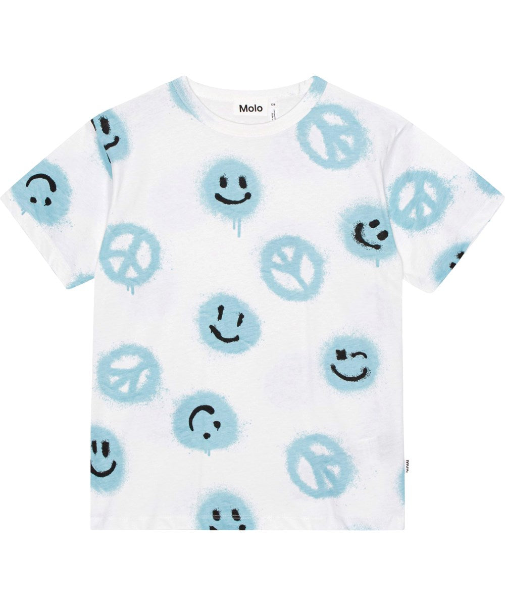 Riley Easy Peace pool t-shirt for boy and girl.