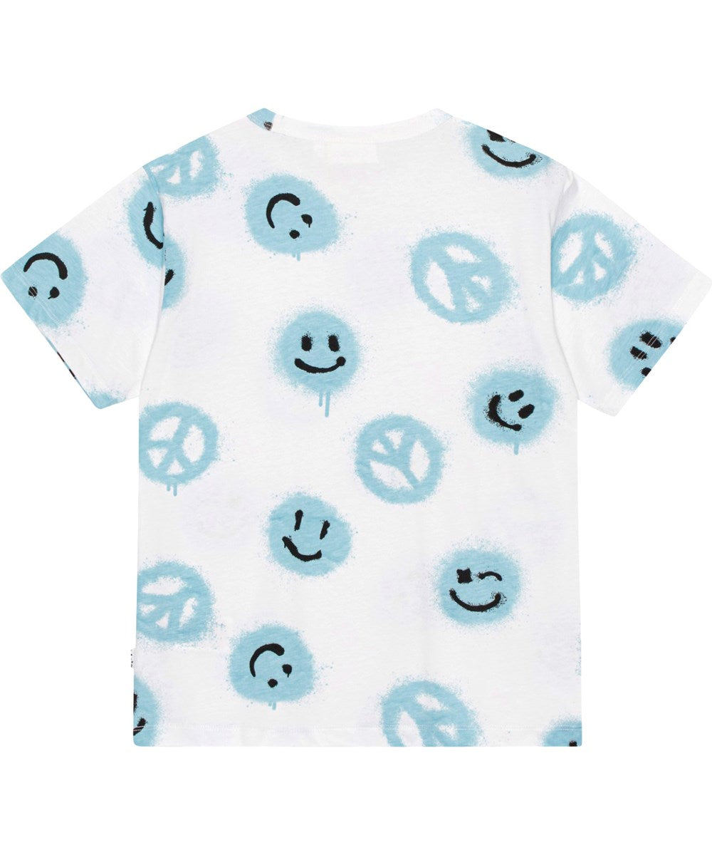 Riley Easy Peace pool t-shirt for boy and girl.