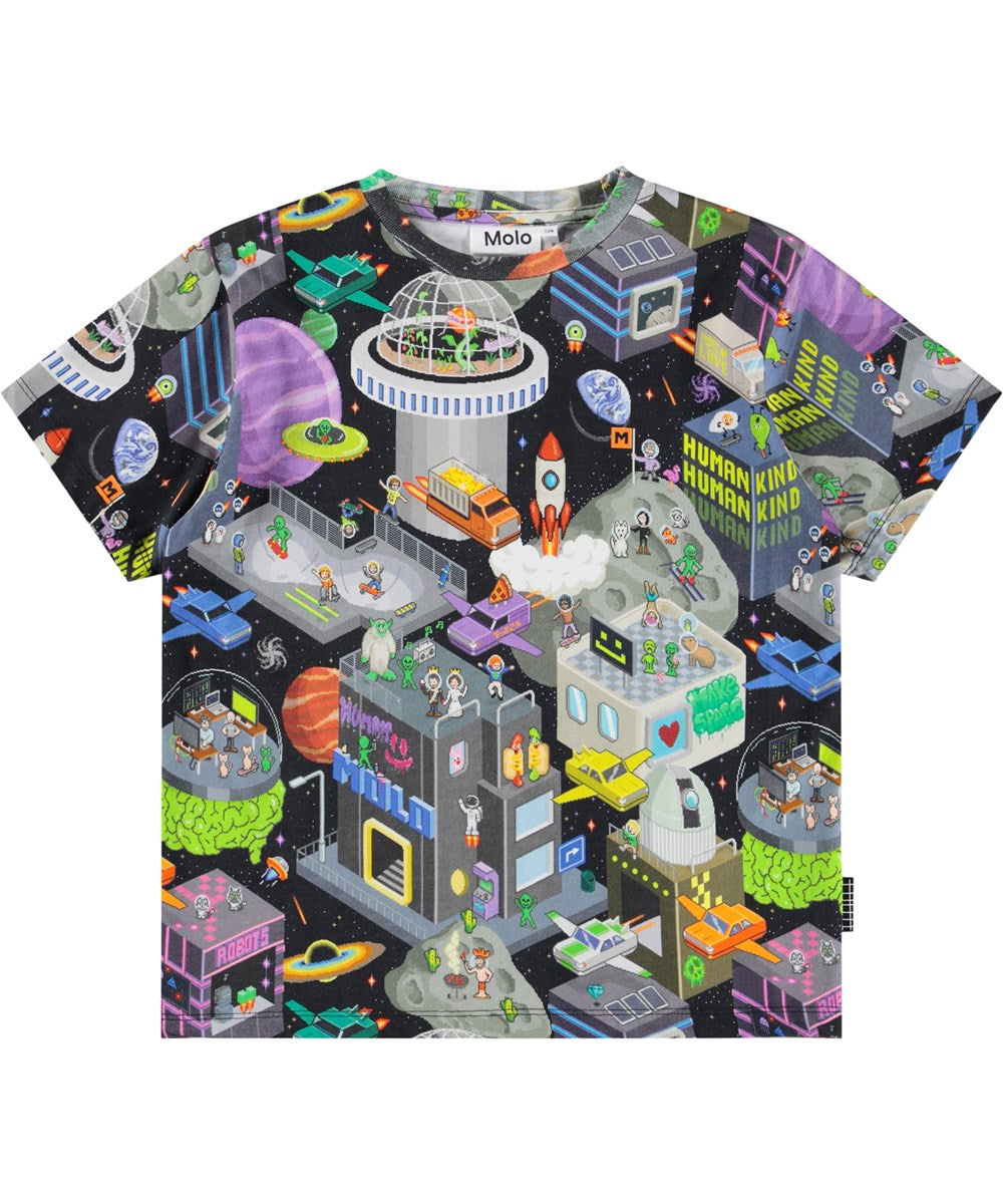 Rodney Pixel Space T-shirt