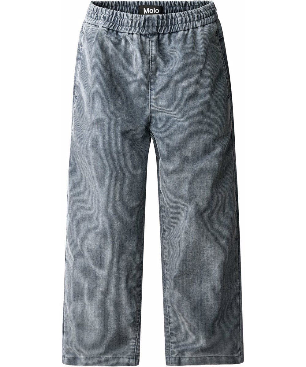 Aster Dusty Wash Blue-Grey velvet pants