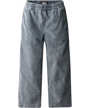 Aster Dusty Wash Blue-Grey velvet pants