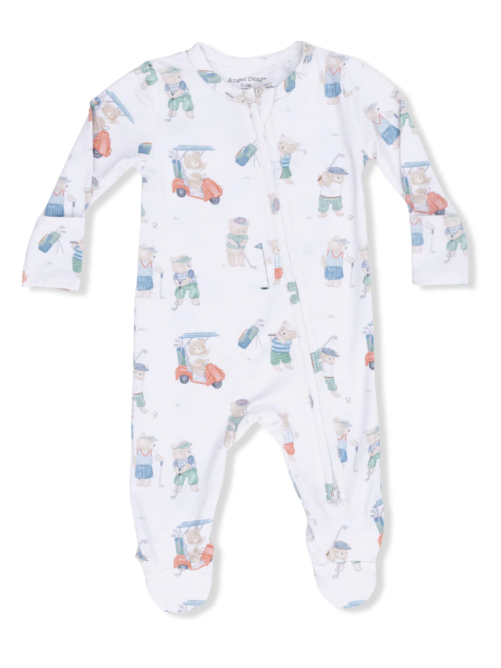 Golfing Teddy Bear Footie