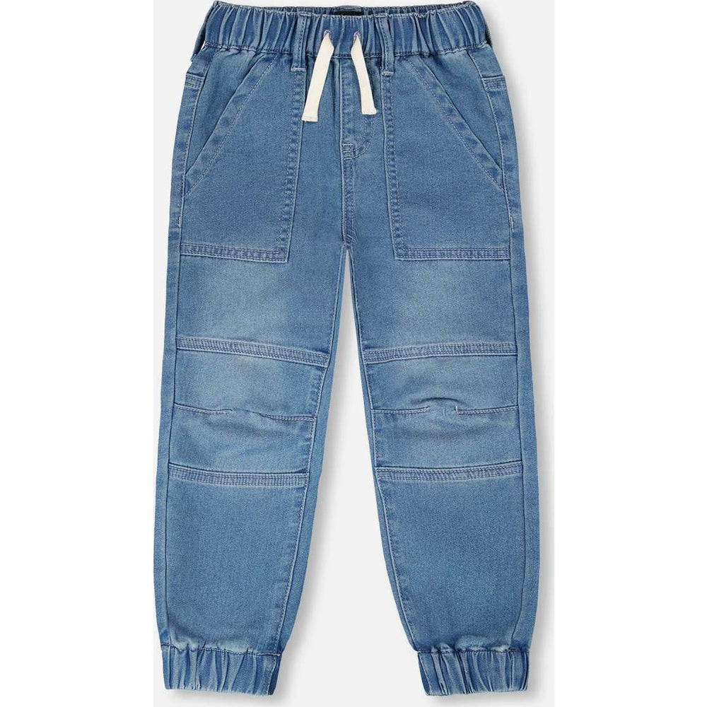 Stretch French Terry Denim Joggers
