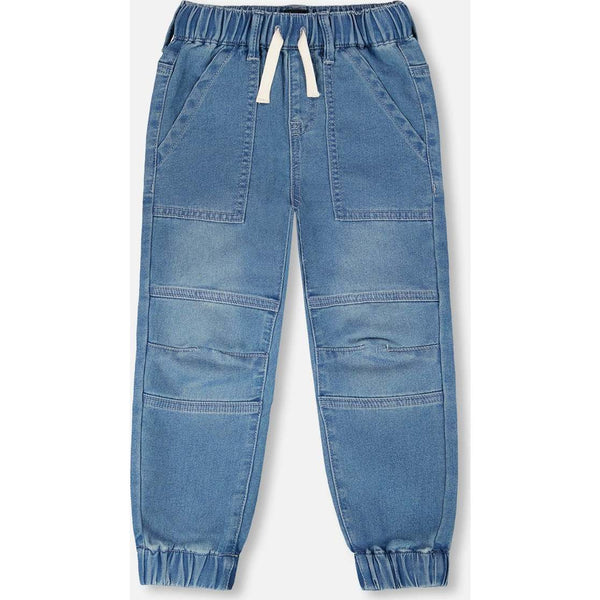 Stretch French Terry Denim Joggers