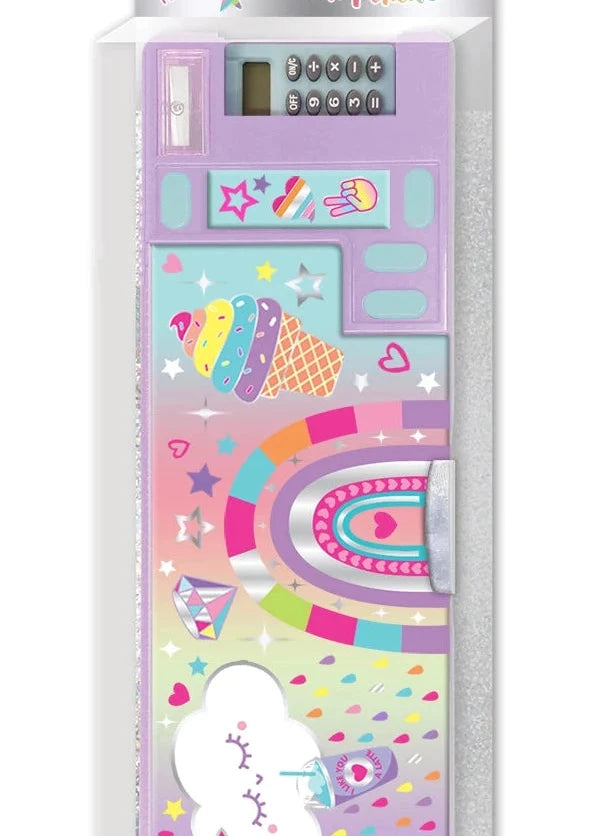 Multi Function Pencil Case-Rainbow