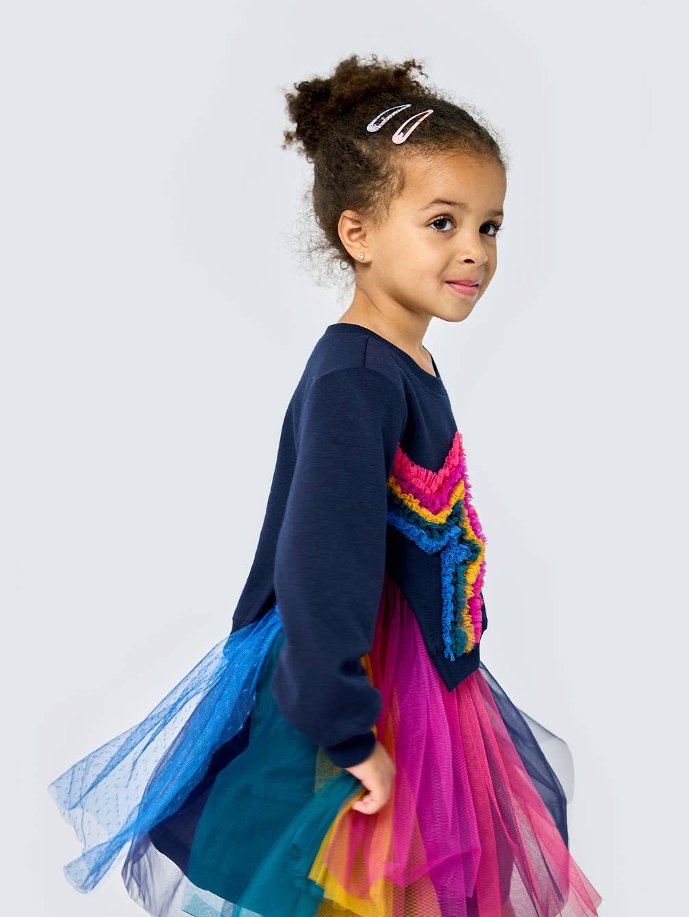 Baby Sara Rainbow Star Twofer Dress