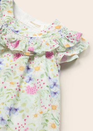 Printed Dress with Knickers Newborn