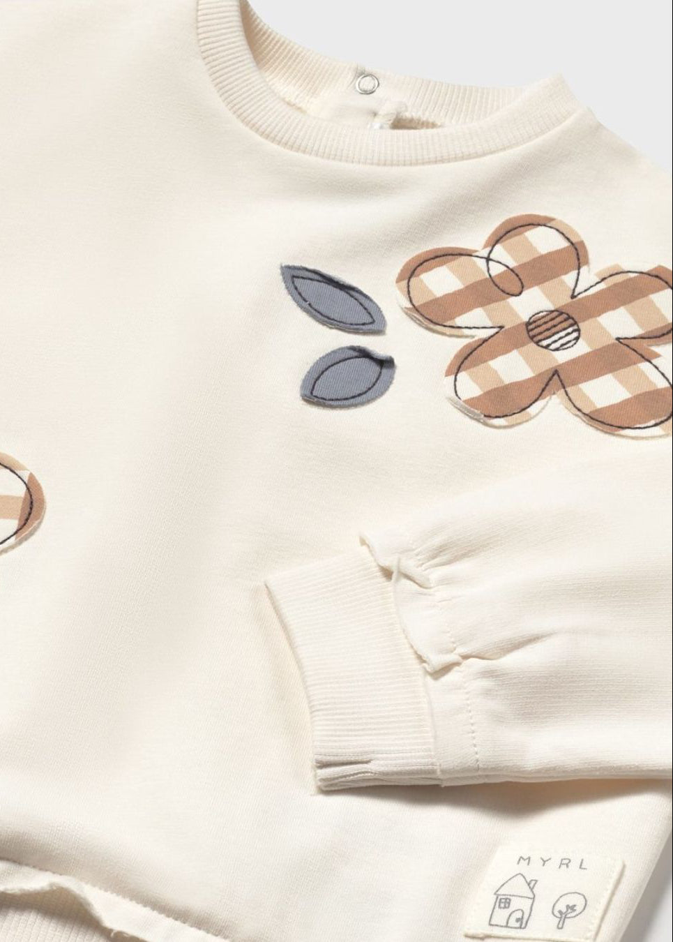 Baby Girl Embroidered Sweatshirt