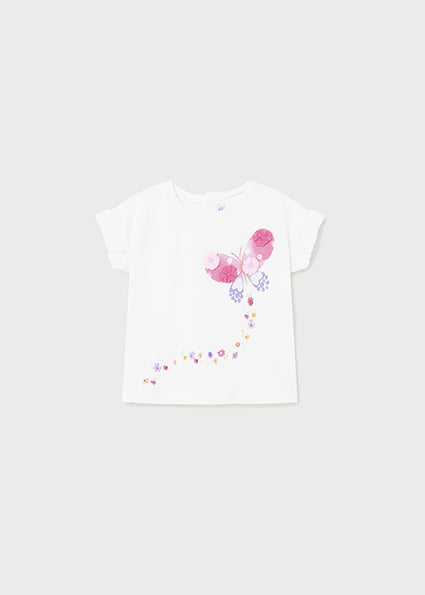 Butterfly t-shirt for baby girl