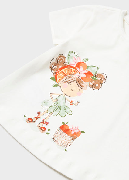 Printed  t-shirt for baby girl