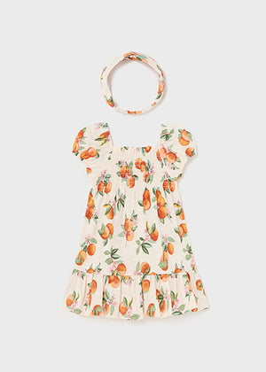 Printed dress for baby girl