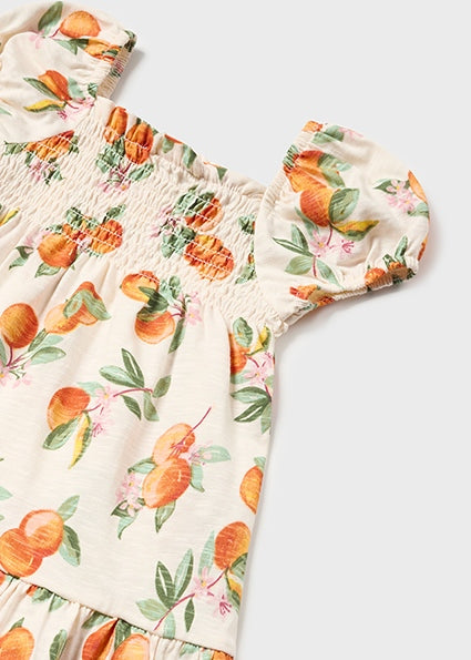 Printed dress for baby girl