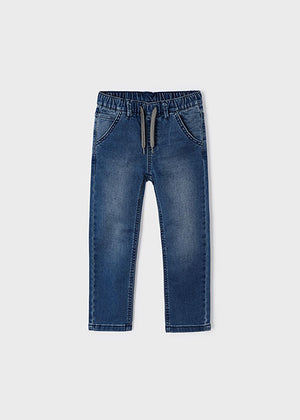 Denim joggers for boy