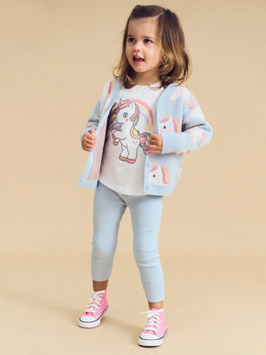 Baby Girl Unicorn Cardigan