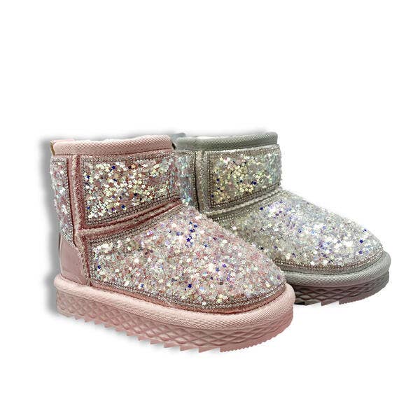 S3529 Mini Star Sequin Boots (2 Colors)